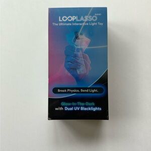 Nano LoopLasso Interactive Light Toy - Black and Blue